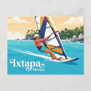 Playa El Palmar Mexico Postcard