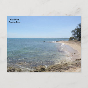 Playa en Mar Caribe Guanica Postcard