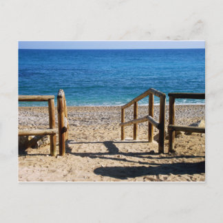 Playa en Villajoyosa, Alicante, España Postcard