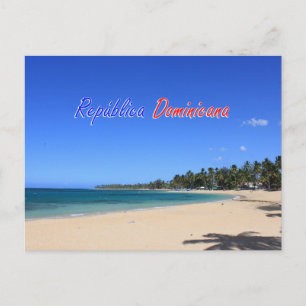 Playa Las Terrenas Samaná República Dominicana Postcard