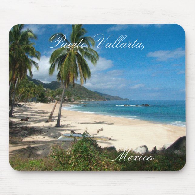 Playa Los Caballos Blue Mouse Pad (Front)