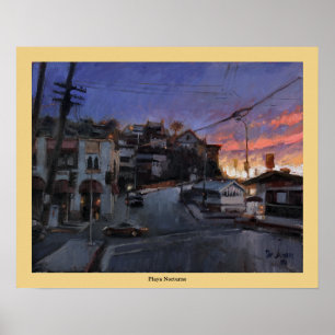 Playa Nocturne - Jose L. de Juan Poster