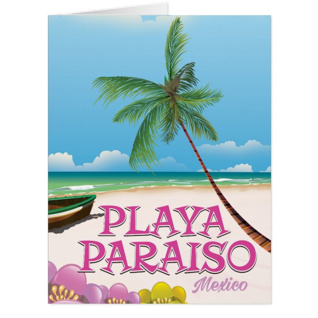 Playa Paraiso Mexico Beach poster (Front)