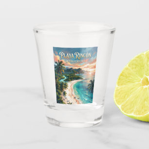 Playa Rincon Dominican Republic Shot Glass