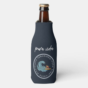 Playa Tamarindo Costa Rica Surfing Pura Vida Bottle Cooler