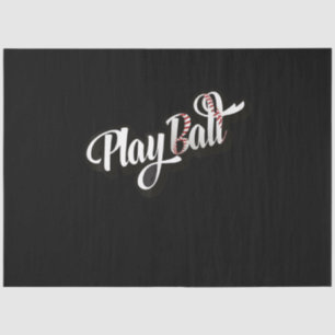 Playball Baseball And Softball Tissue Paper