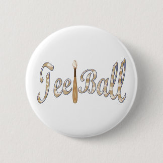 Playball Tee Ball 2 Inch Round Button
