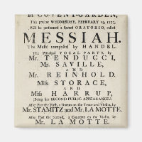 Playbill advertising a performance