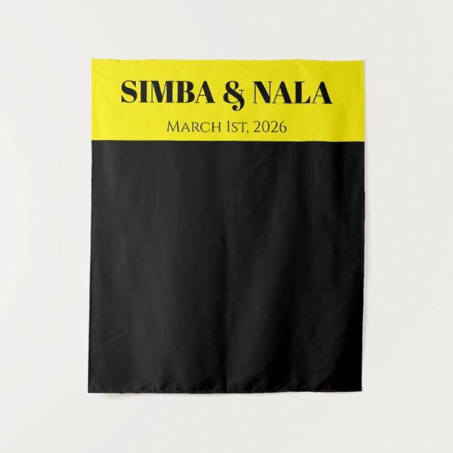 Playbill Style Backdrop Tapestry (Front)