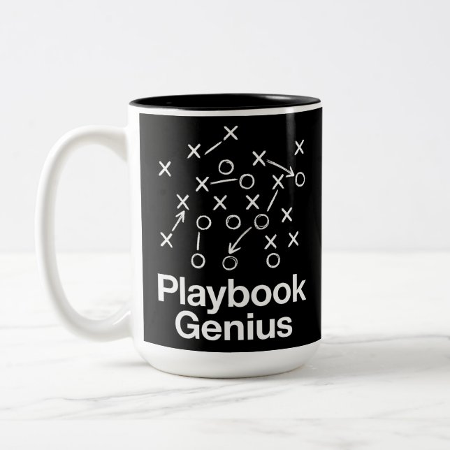 Playbook Genius Two-Tone Coffee Mug (Left)