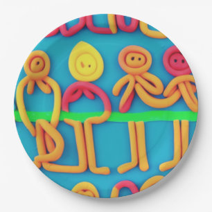Playdough Paper Plate