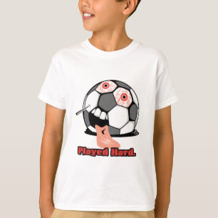 played hard funny deflated soccer ball sports T-Shirt