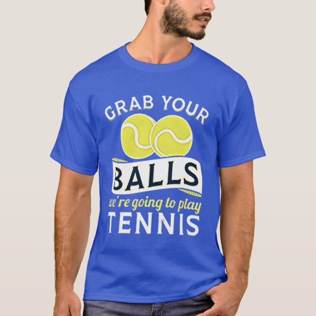 Playennisennis Is My Favorite Sport retro T-Shirt (Front)