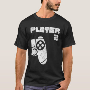 Player 1 Player 2 Gamer Matching Brothers Friends T-Shirt