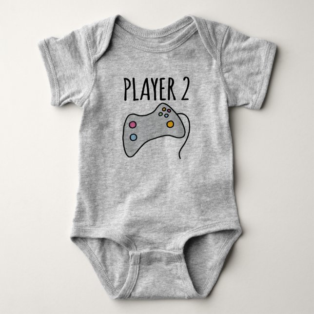 Player 2 baby bodysuit (Front)