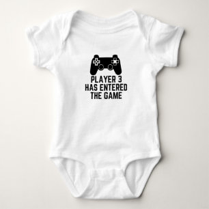 Player 3 has entered the game - funny kids baby bodysuit