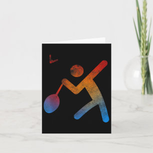 Player Badminton Champion T Shirt Play Gift Racket Card