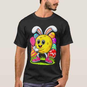 Player easter bunny colourful chocolate eggs T-Shirt