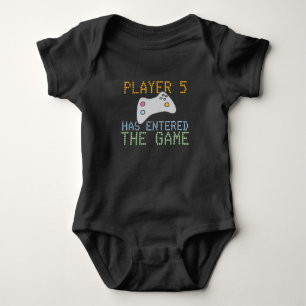 Player Has Entered The Game Personalized Gamer Baby Bodysuit