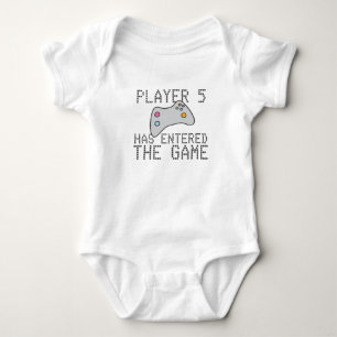 Player Has Entered The Game Personalized Gamer Baby Bodysuit