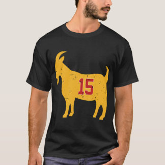 Player Mahomes Goat 15Perfect Gift For Fans T-Shirt