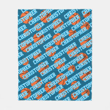 Player Name Basketball Ball Pattern