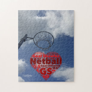Player Positions Love Netball Jigsaw Puzzle