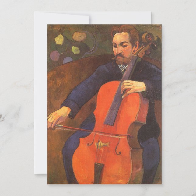 Player Schneklud Portrait by Paul Gauguin (Front)