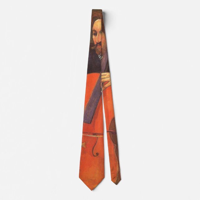 Player Schneklud Portrait by Paul Gauguin Tie (Front)