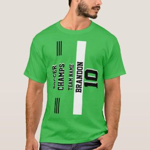 player sport soccer champs blackgreen personalized T-Shirt
