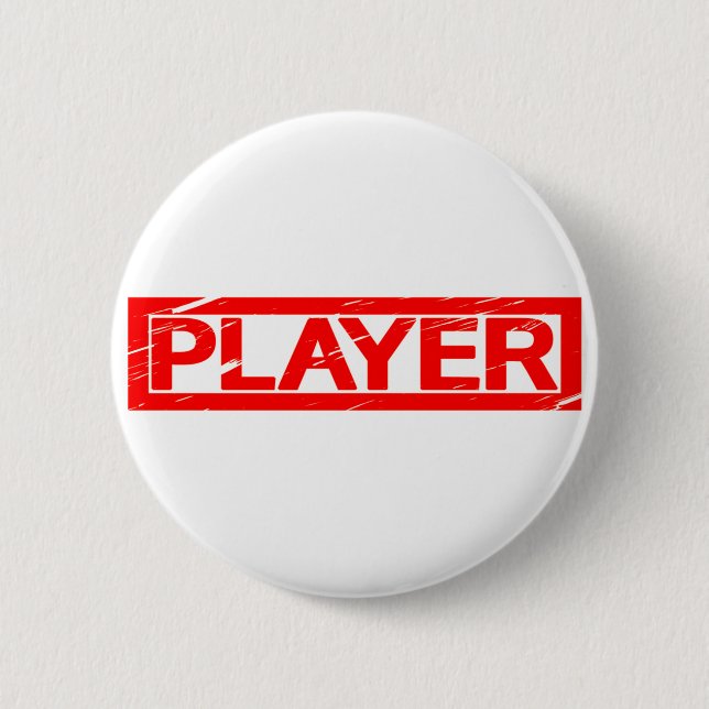 Player Stamp 2 Inch Round Button (Front)