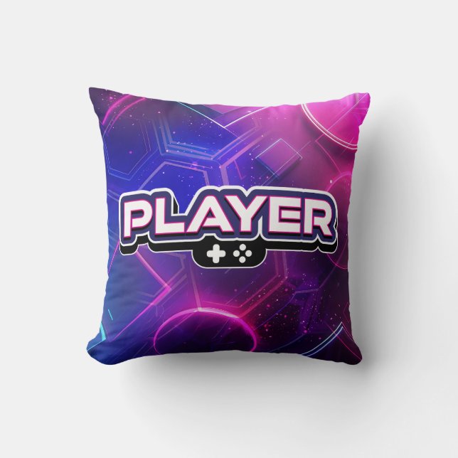 Player Throw Pillow (Front)