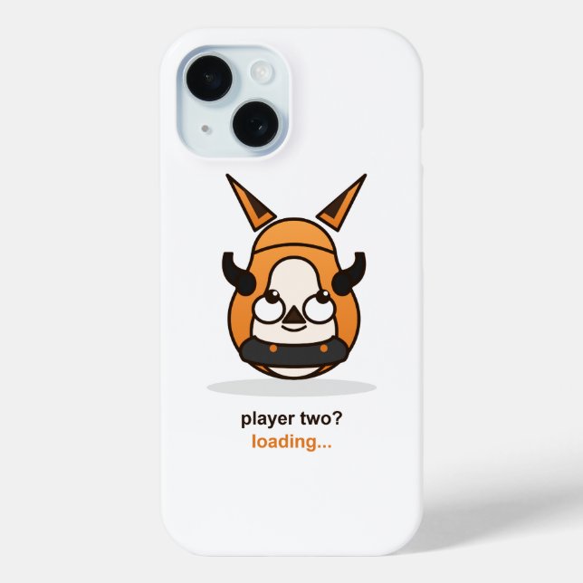 Player Two Loading Cute Gamer Fox Controller Case-Mate iPhone Case (Back)