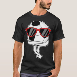 player with Sunglasses at Soccer T-Shirt