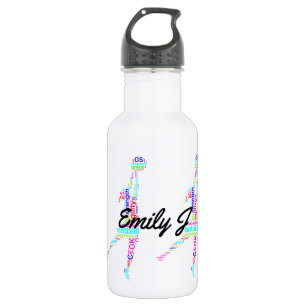Player Word Art Personalised Netball 532 Ml Water Bottle