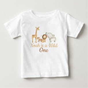 Playera De Bebé Wild One Safari Baby T-Shirt