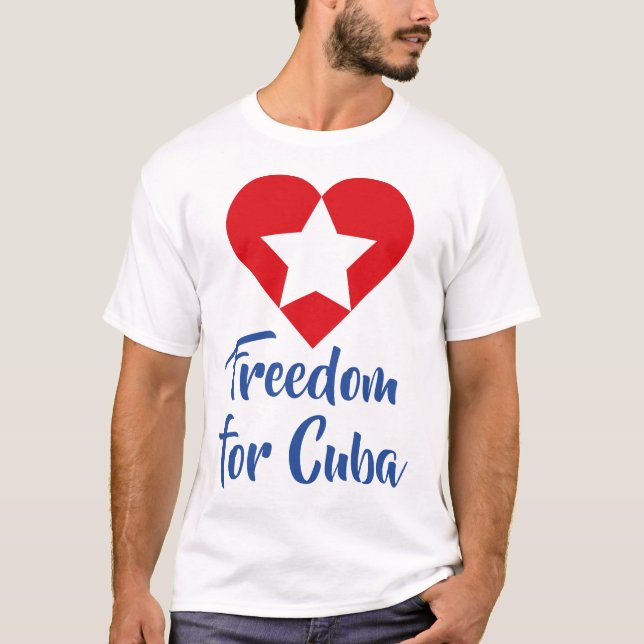 Playera Freedom for Cuba T-Shirt (Front)
