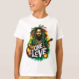 Playera One Love the King of Reggae T-Shirt