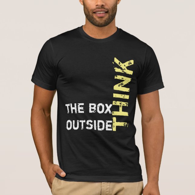 Playera thinks outside the box T-Shirt (Front)