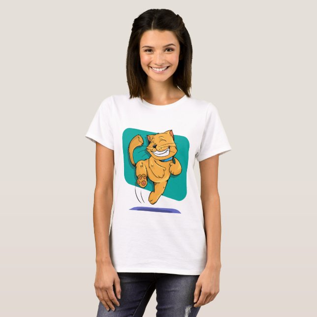 Playeras con diseño de gatos T-Shirt (Front Full)