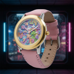 Playful 3D Animated Style Robot Watch for Kids