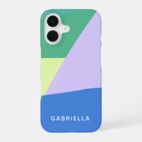 Playful Abstract Pastel Colour Block Personalized