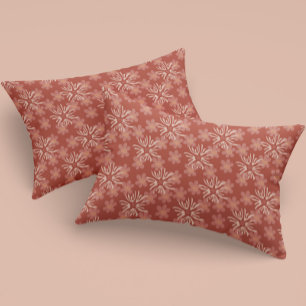 Playful abstract pink and yellow florals pillowcase