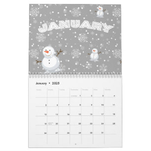 Playful and colorful, simple cheerful cute icons  calendar