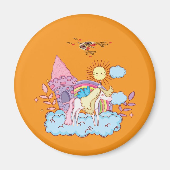Playful and Whimsical Art Designs  Magnet (Front)