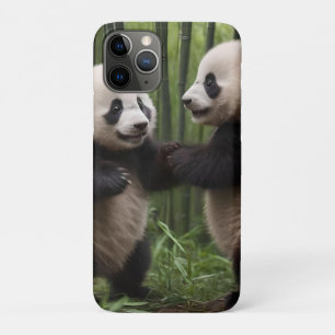Playful Baby Pandas In A Bamboo Forest, iPhone 11 Pro Case