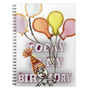 Playful Birthday Greeting: Happy Birthday Bro. Notebook