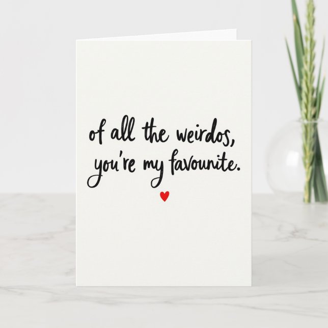 Playful Birthday Script Card (Front)