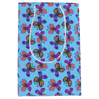 Playful Butterflies Medium Gift Bag