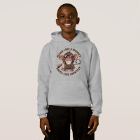 Playful Cartoon Monkey | Kids Pullover Hoodie